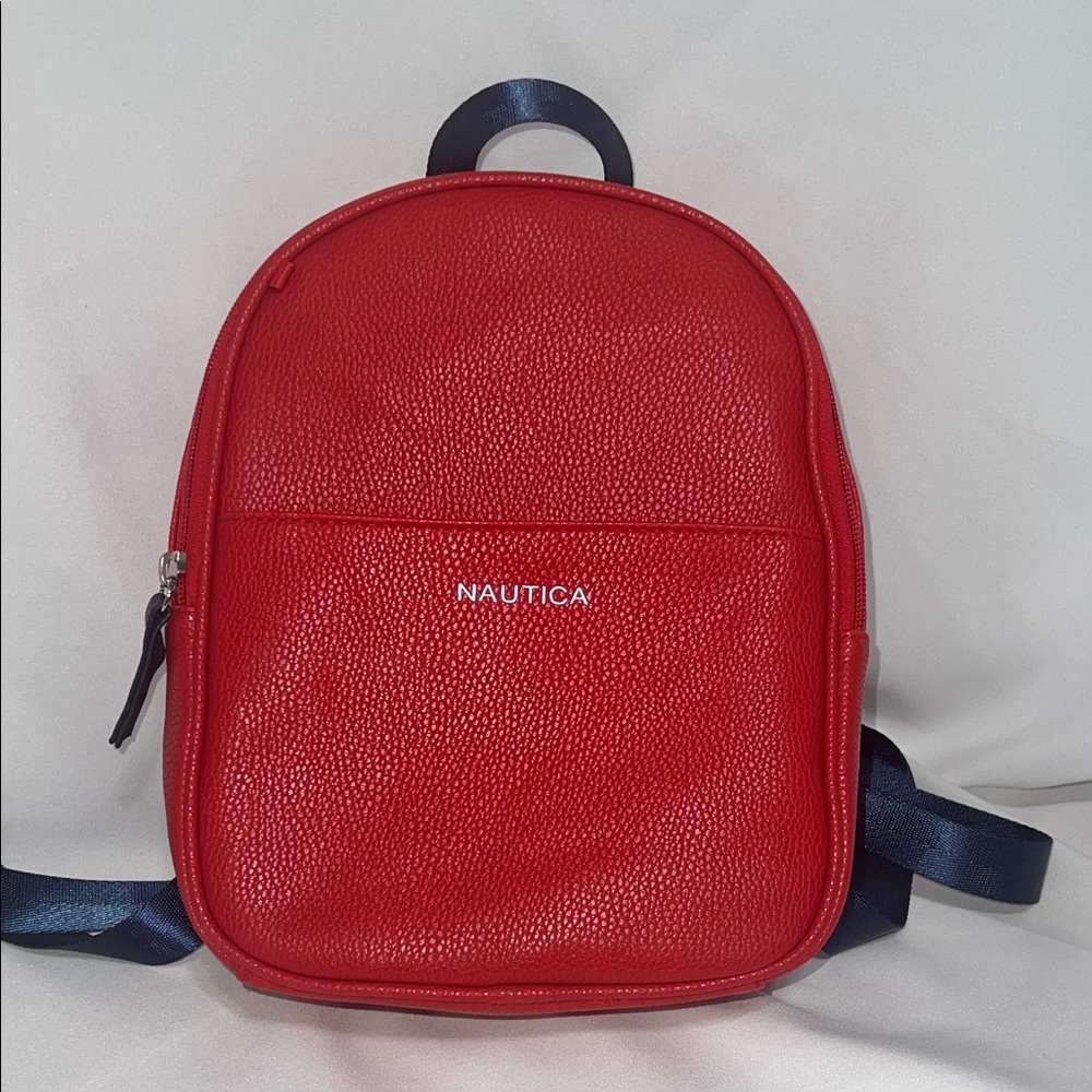 Nautica Red and Black Womans or Men's Backpack